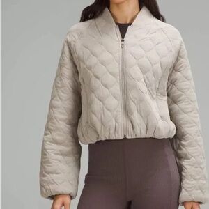 Lululemon quilted bomber jacket